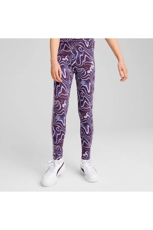 Lava Land Leggings Çocuk Mor Tayt