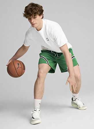 Puma 62759404Pivot Unisex Tee 2.0 Beyaz Yuvarlak Yaka Regular Fit Düz Erkek T-Shirt