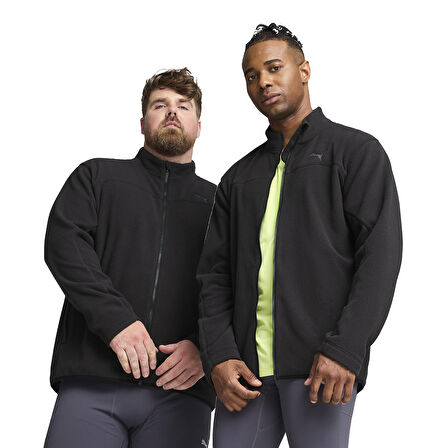 Winter Tech Fleece Erkek Siyah Koşu Mont 52580401