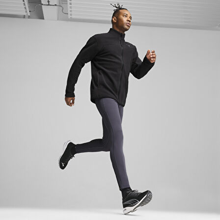 Winter Tech Fleece Erkek Siyah Koşu Mont 52580401