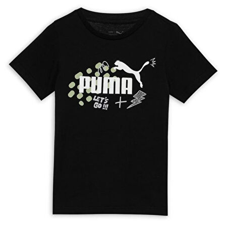 PUMA ESS+ PUMA FC Tee 68188001 Siyah
