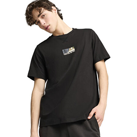 Better Sportswear Erkek Siyah Günlük Stil T-Shirt 68175701