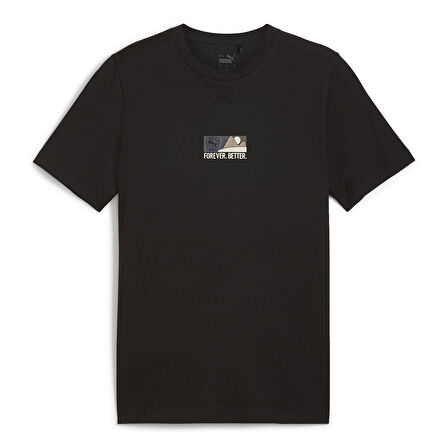 Better Sportswear Erkek Siyah Günlük Stil T-Shirt 68175701
