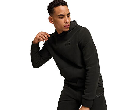 Puma Ess Elevated Hoodie Erkek Günlük Sweatshirts 68189201 Siyah
