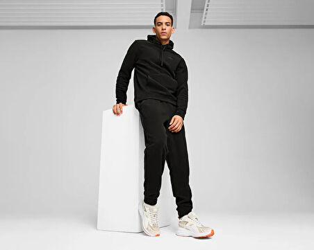 Puma Ess Elevated Hoodie Erkek Günlük Sweatshirts 68189201 Siyah