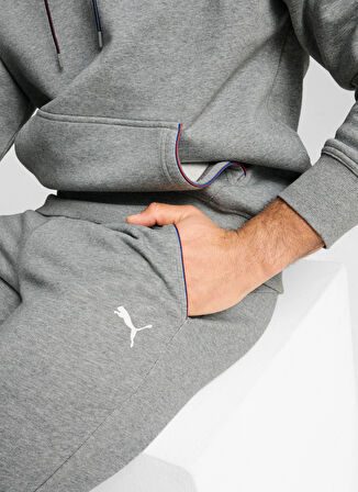 62750903 BMW MMS ESS+ PANTS FT Medi Gri Lastikli Bel Regular Fit Erkek Eşofman Altı