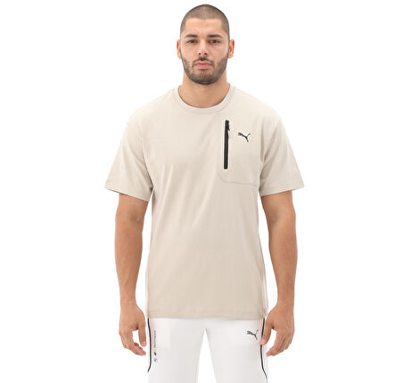 681651-68 Puma Open Road Tee Erkek T-Shirt Krem