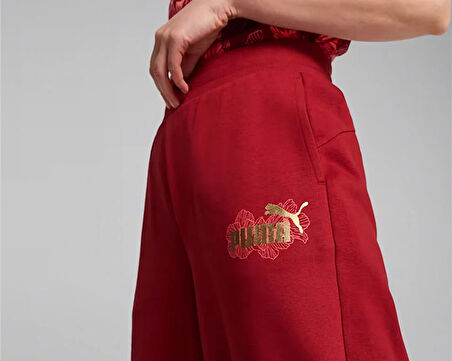 Puma Ess+ Class Act Pants Kadın Günlük Eşofman Altı 68249813 Kırmızı