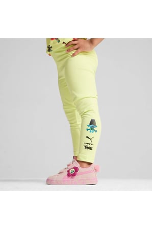 X Trolls Leggings Çocuk Sarı Tayt