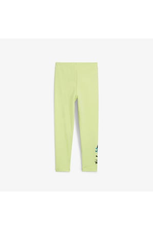 X Trolls Leggings Çocuk Sarı Tayt