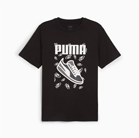 Puma Graphics Tee Siyah Erkek Tişört - 683209 01