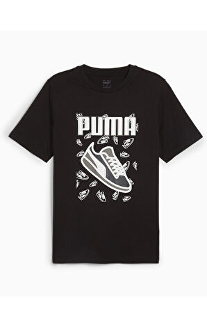 Puma GRAPHICS Sneaker Tee 683209 01 Erkek Tişört Siyah S-XXL 