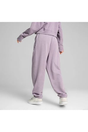 Dare To Relaxed Washed Kadın Mor Eşofman Altı