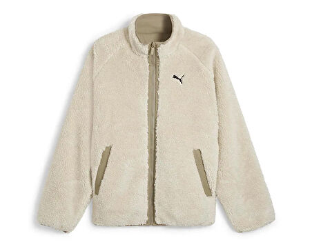 Puma Reversible Sherpa Jacket Erkek Günlük Polar Ceket 62647287 Bej