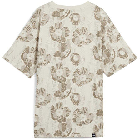 Essentials+ Kadın Mavi Günlük Stil T-Shirt 68169287