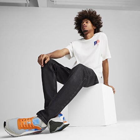 Graphics Growth Relaxed Erkek Beyaz Günlük Stil T-Shirt 62801002