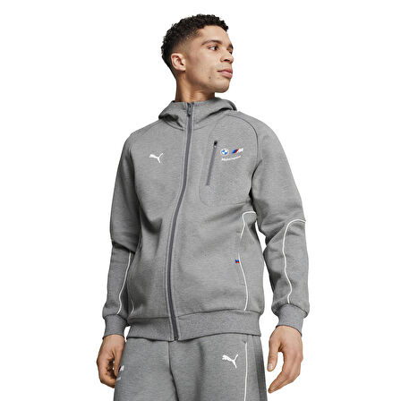 Bmw Mms Erkek Gri Günlük Stil Sweatshirt 62745603
