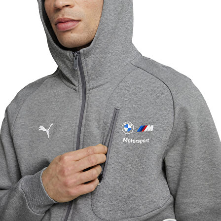 Bmw Mms Erkek Gri Günlük Stil Sweatshirt 62745603