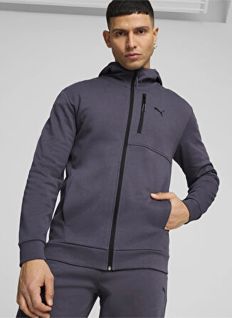 Puma Zip Ceket, M, Gri