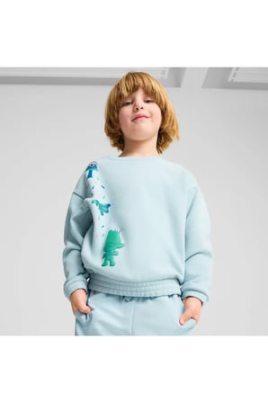 X Trolls Graphic Crew Çocuk Mavi Sweatshirt