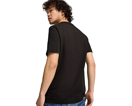 Puma MapF1 Ess Logo Tee Erkek Günlük Tişört 62734901 Siyah