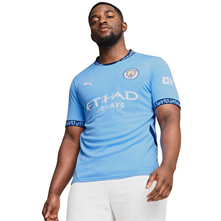 Manchester City FC 2024/25 İç Saha Erkek Mavi Futbol Forması 77507501