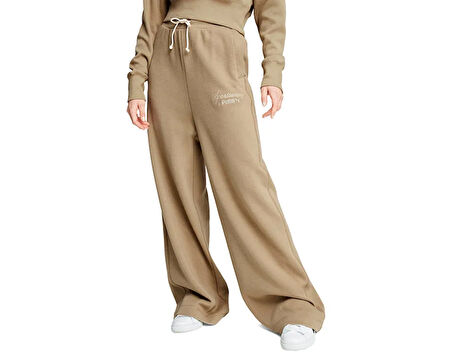 Puma Classics+ Relaxed Sweatpants Kadın Günlük Eşofman Altı 62656867 Krem