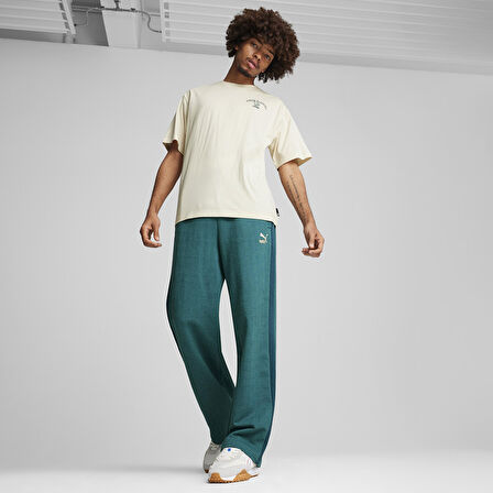 Graphics Erkek Mavi Günlük Stil T-Shirt 62800687