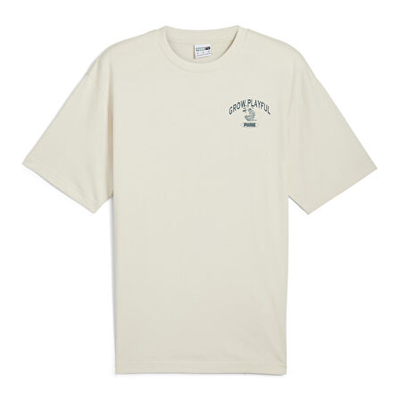 Graphics Erkek Mavi Günlük Stil T-Shirt 62800687