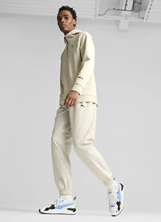 Puma 68162068 RAD/CAL Hooded Half-Zip DK Bej Fermuarlı Yaka Regular Fit Düz Erkek Sweatshırt