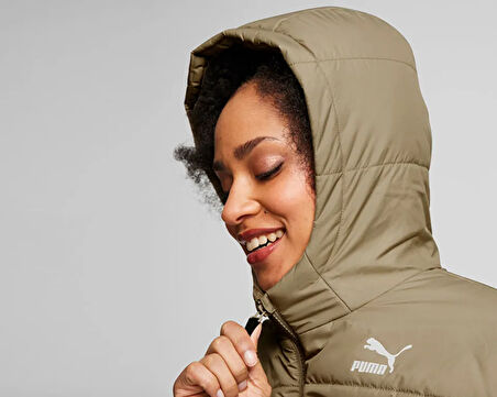 Puma Classics Padded Jacket Kadın Günlük Mont 62169267 Kahverengi