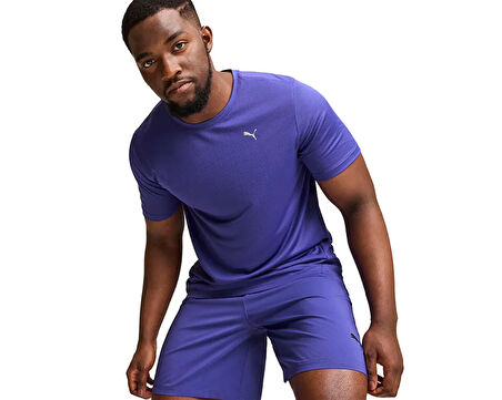 Puma Performance Ss Tee M Erkek Antrenman Tişörtü 52031447 Mor