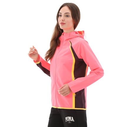 525753-16 Puma Run Ultrwe Raıncell Jacket W Kadın Ceket Pembe