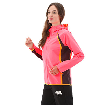 525753-16 Puma Run Ultrwe Raıncell Jacket W Kadın Ceket Pembe