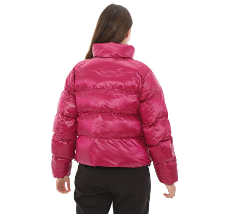 626514-45 Puma Shiny Puffer Jacket Kadın Mont Pembe