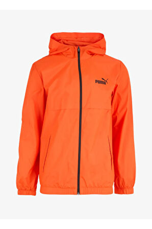 84748418ESS Solid Windbreaker Turuncu Mont Erkek