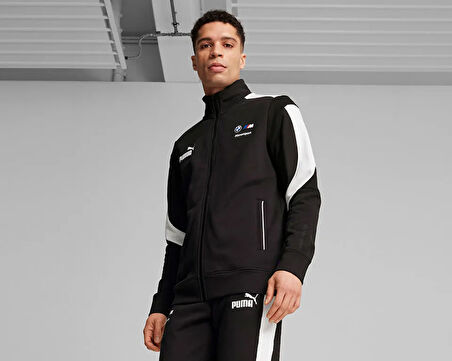 Puma Bmw Mms Mt7+ Sweat Jacket Erkek Günlük Ceket 62745301 Siyah