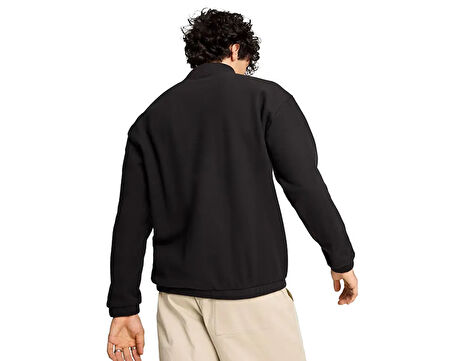 Puma Downtown Polarfleece Crew Erkek Günlük Sweatshirts 62675301 Siyah