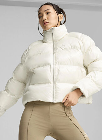 Puma Krem Kadın Mont Shiny Puffer Jacket