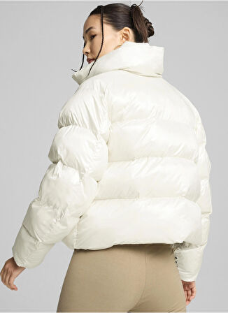 Puma Krem Kadın Mont Shiny Puffer Jacket