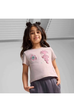 X TROLLS Graphic Tee Pembe Kadın T-Shirt & Polo