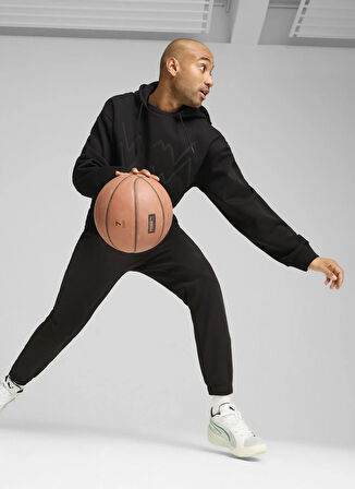 Puma 62722001 Jaws Core Hoodie 2.0 PUMA Siyah Kapüşon Yaka Regular Fit Düz Erkek Sweatshırt