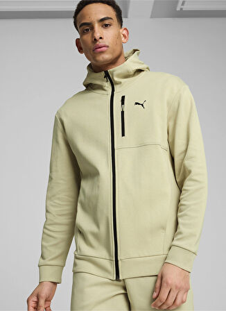 Puma Zip Ceket, S, Krem