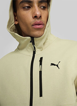 Puma Zip Ceket, S, Krem