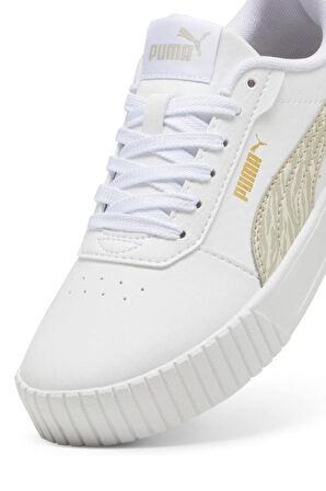 Puma Carina 2.0 Zebra Jr 399397 01 Kadın Sneaker Ayakkabı Beyaz 36-40 