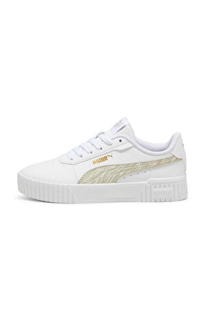 Puma Carina 2.0 Zebra Jr 399397 01 Kadın Sneaker Ayakkabı Beyaz 36-40 