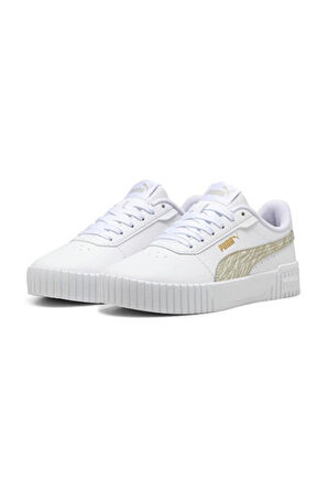 Puma Carina 2.0 Zebra Jr 399397 01 Kadın Sneaker Ayakkabı Beyaz 36-40 