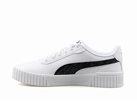 Puma Carina 2.0 Zebra Jr Kadın Günlük Ayakkabı 39939702 Beyaz