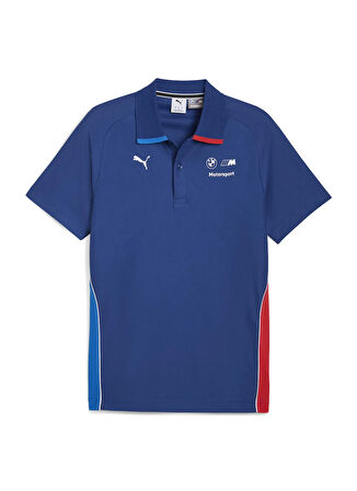 Puma 62746204 BMW MMS POLO Pro Blue-M Co Mavi Regular Fit Düz Erkek Polo T-Shirt