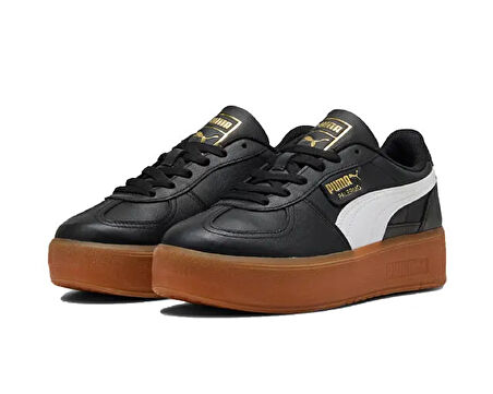 Puma Palermo Elevata Lth Wns Unisex Günlük Ayakkabı 40046101 Siyah